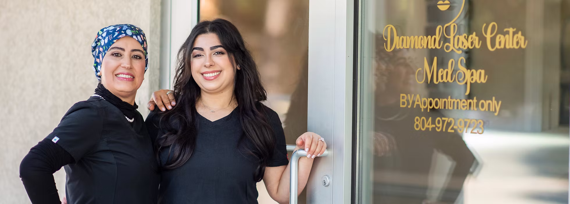 Nahida Sayah and Sarah Sayah at Diamond Laser Center
